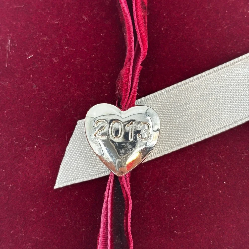 Things Remembered Ornament Silver Our‎ First Christmas 2013 Locket Grandma Papa